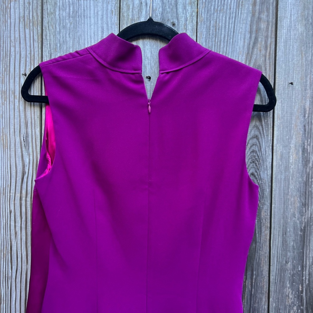 ELIE TAHARI Flannery Raspberry Pink Sleeveless Dress Women’s 6 NWT NEW - Picture 13 of 14